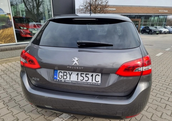 Peugeot 308 cena 49900 przebieg: 139957, rok produkcji 2019 z Radom małe 379